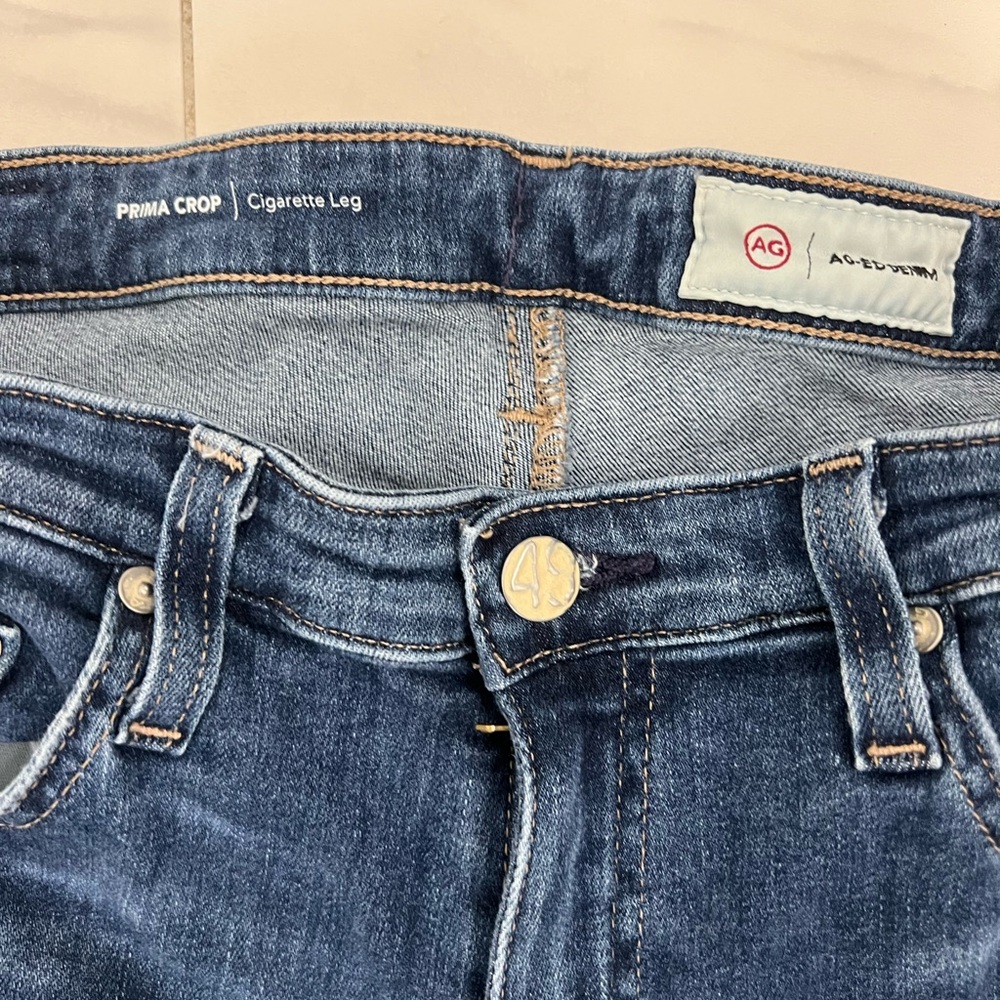 AG Prima Crop Cigarette Leg Jeans - Picture 4 of 5
